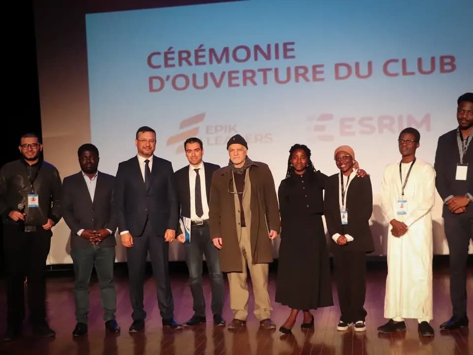 Participants à la cérémonie d’ouverture du club EPIK LEADERS associée à l’ESRIM